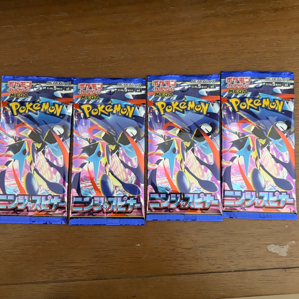 Pokemon Ninja Spinner Booster packs - 4
